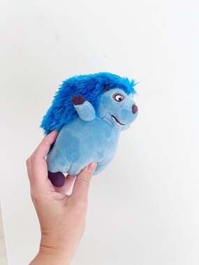 Ty Beanie Babies Ferdinand Movie Cuatro the Hedgehog Blue Plush Stuffed Animal